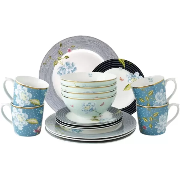 Set/16 pcs dinnerset in giftbox Laura Ashley Heritage Collectables