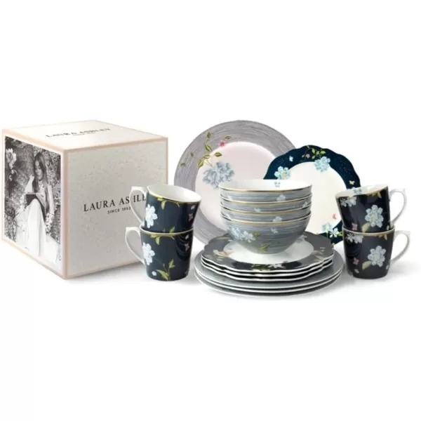 Set/16 pcs dinnerset in giftbox Laura Ashley Heritage Collectables