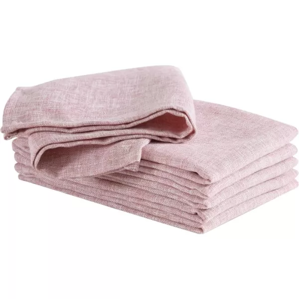 Laura Ashley Harper Luxuriously Smooth Fabric Napkins for Formal or Casual Dining, Holiday, Banquet, Wedding or Party, Set of 6 Napkins, Gold