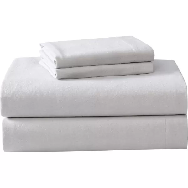 Laura Ashley Home - Queen Sheets, Cotton Flannel Bedding Set, Brushed for Extra Softness &amp; Comfort 