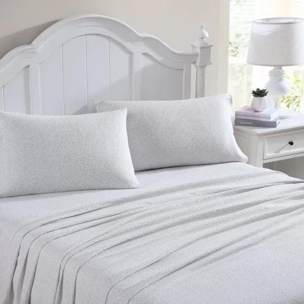 Laura Ashley Home - Queen Sheets, Cotton Flannel Bedding Set, Brushed for Extra Softness &amp; Comfort 