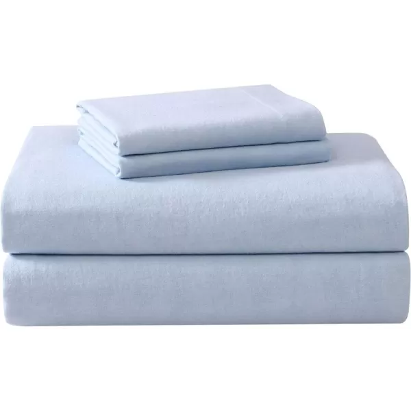 Laura Ashley Home - Queen Sheets, Cotton Flannel Bedding Set, Brushed for Extra Softness &amp; Comfort 