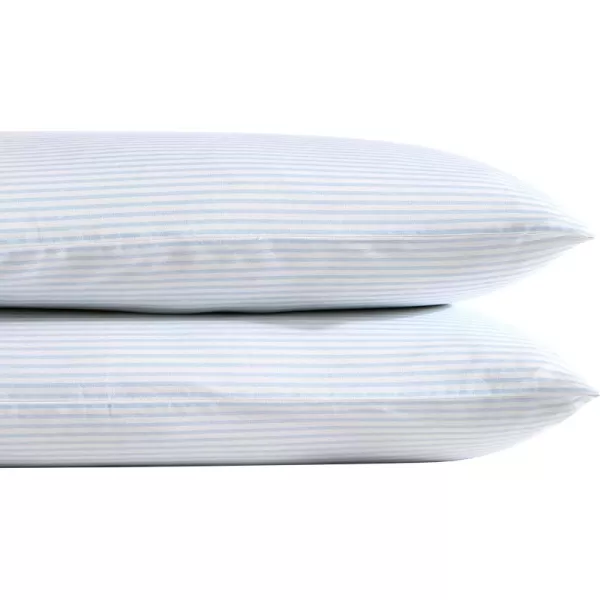 Laura Ashley Home - Standard Pillowcase Set, Cotton Sateen Bedding, Smooth &amp; Wrinkle-Resistant 