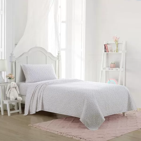 Laura Ashley Kids - Twin Sheets, Soft Wrinkle-Resistant Toddler Bedding Set, Fun &amp; Whimsical Bedroom Decor 