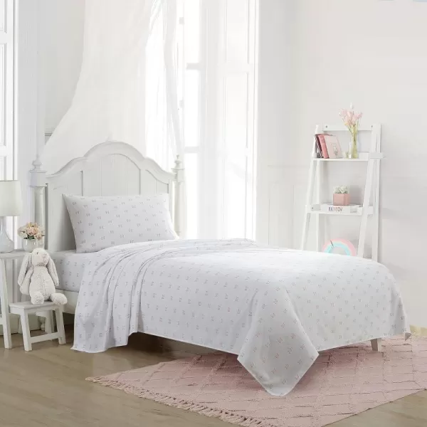 Laura Ashley Kids - Twin Sheets, Soft Wrinkle-Resistant Toddler Bedding Set, Fun &amp; Whimsical Bedroom Decor 