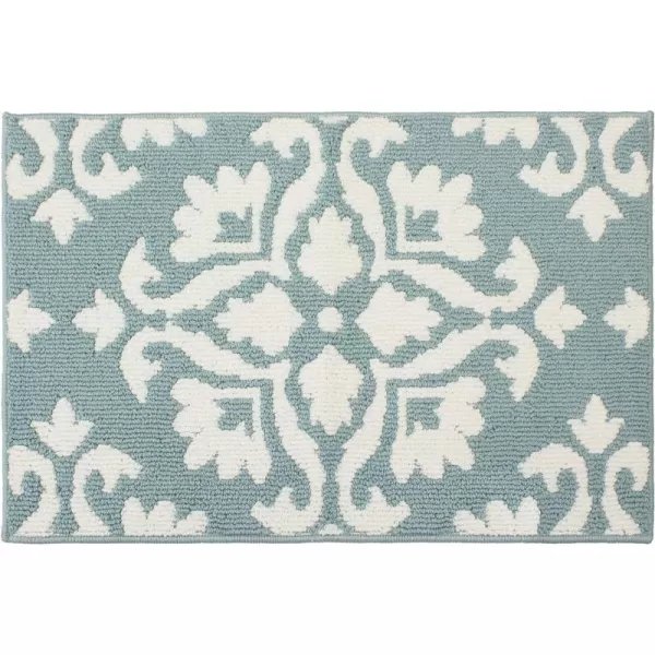 Laura Ashley Mayhew Accent Rug, 36"x60", Light Grey/White