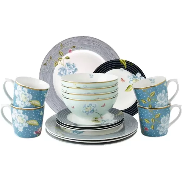 Set/16 pcs dinnerset in giftbox Laura Ashley Heritage Collectables