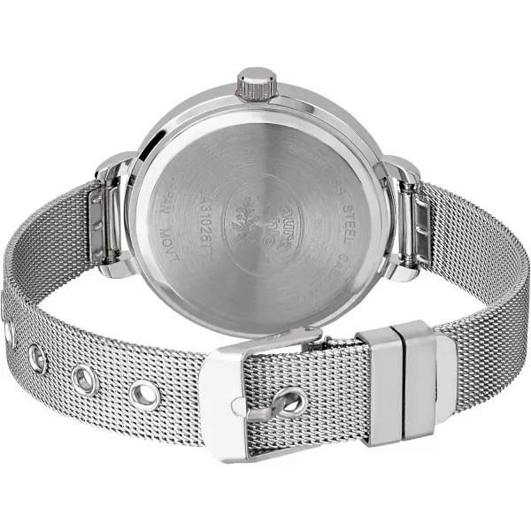 Laura Ashley Women's Round Case Mesh Watch 