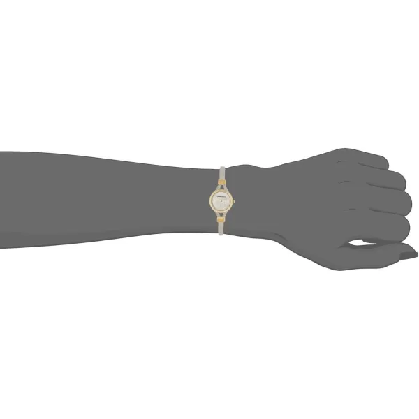 Laura Ashley Women's Thin Bangle Floral Dial Watch 