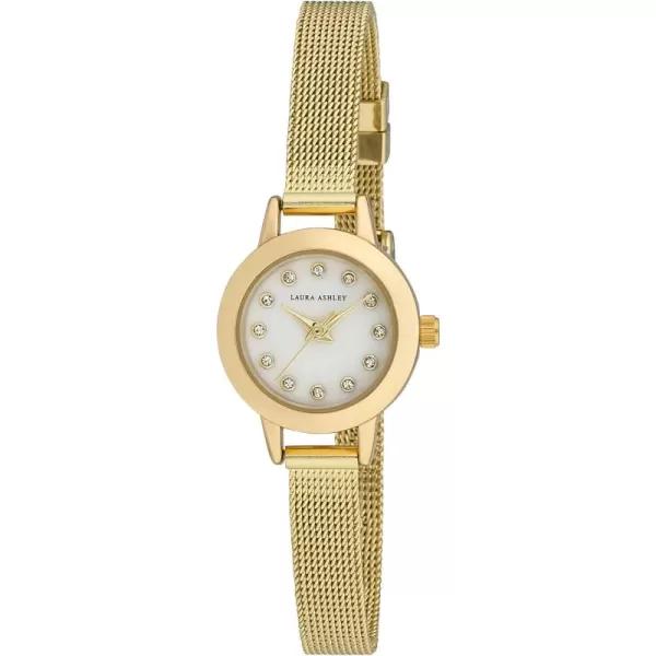 Laura Ashley Women's Mini 22mm Mesh Bracelet Watch 