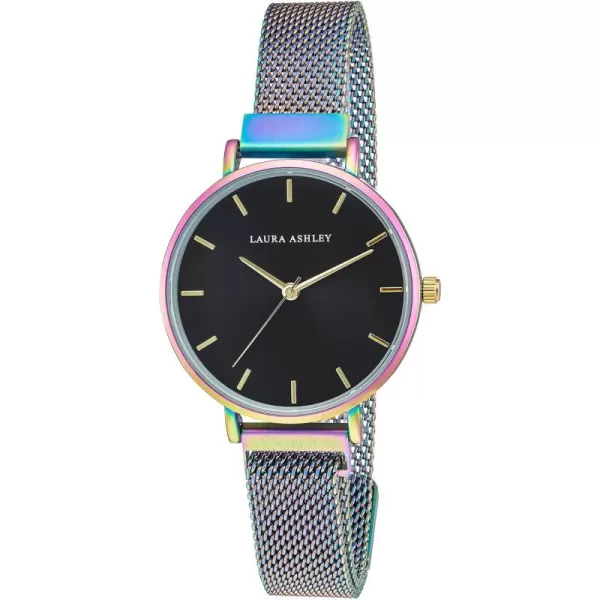 Laura Ashley Women's Sleek 33mm Mesh Magnet Bracelet Watch 