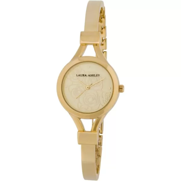 Laura Ashley Women's Thin Bangle Floral Dial Watch 