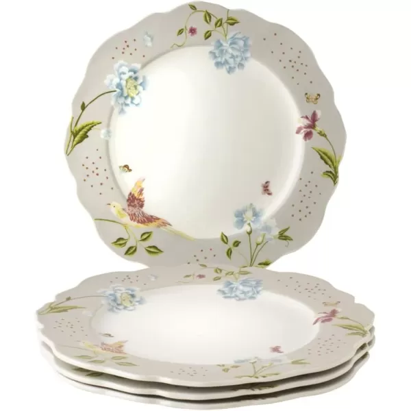 Laura Ashley Set/4 plates irregular 245 Mint Uni in giftbox Heritage Collectables