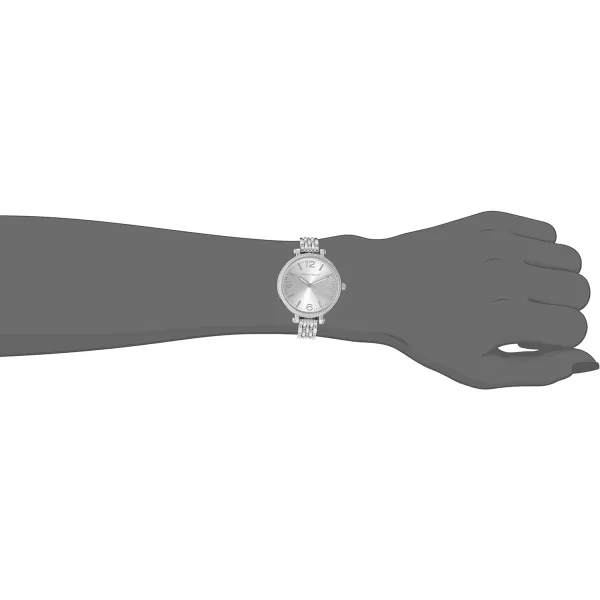 Laura Ashley Women's 34mm Analog Display Japanese Quartz Link Watch 