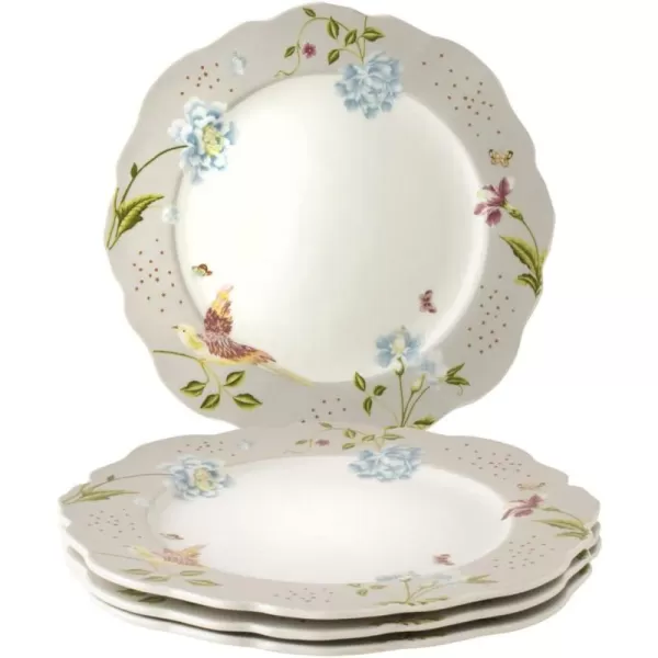 Laura Ashley Set/4 plates irregular 245 Mint Uni in giftbox Heritage Collectables