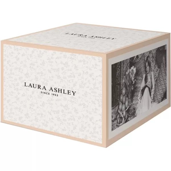 Laura Ashley Floris 6" Bowl Giftbox, Set of 4 - Porcelain Soup/Cereal Dish - Dishwasher &amp; Microwave Safe Bowls - Blueprint Collectables, Floral