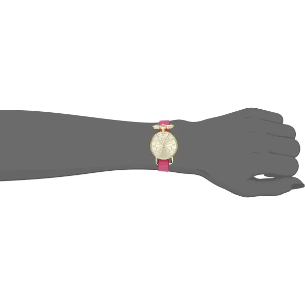 Laura Ashley Women's Analog Display Japanese Quartz Black Watch 