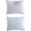 imageLaura Ashley  Duvet Set Super Soft ampamp Cozy Bedding Includes Matching Shams ampamp Bonus Throw Pillow Covers Luxurious Home Decor Hope Patchwork Blue FullQueenBlue
