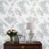 imageLaura Ashley Apple Blossom Duck Egg Wallpaper