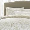 imageLaura Ashley Home  Queen Duvet Cover Set Cotton Reversible Bedding with Matching Shams Medium Weight Bedding for All Seasons Lindy Green QueenGreenBeige