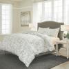imageLaura Ashley Home  Queen Duvet Cover Set Cotton Reversible Bedding with Matching Shams Medium Weight Bedding for All Seasons Lindy Green QueenGreenBeige