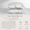 imageLaura Ashley Home  Queen Duvet Cover Set Cotton Sateen Reversible Bedding with Matching Shams All Season Home Decor Meadow Floral Blue QueenBlueYellowGreenWhite
