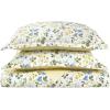 imageLaura Ashley Home  Queen Duvet Cover Set Cotton Sateen Reversible Bedding with Matching Shams All Season Home Decor Meadow Floral Blue QueenBlueYellowGreenWhite