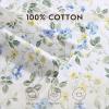 imageLaura Ashley Home  Queen Duvet Cover Set Cotton Sateen Reversible Bedding with Matching Shams All Season Home Decor Meadow Floral Blue QueenBlueYellowGreenWhite