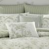 imageLaura Ashley Home  Queen Duvet Cover Set Reversible Cotton Bedding with Matching Shams Lightweight Home Decor for All Seasons Natalie Sage Queen GreenTwin 5Piece