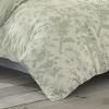 imageLaura Ashley Home  Queen Duvet Cover Set Reversible Cotton Bedding with Matching Shams Lightweight Home Decor for All Seasons Natalie Sage Queen GreenKing 7Piece