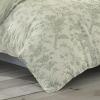 imageLaura Ashley Home  Queen Duvet Cover Set Reversible Cotton Bedding with Matching Shams Lightweight Home Decor for All Seasons Natalie Sage Queen GreenTwin 5Piece