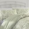 imageLaura Ashley Home  Queen Duvet Cover Set Reversible Cotton Bedding with Matching Shams Lightweight Home Decor for All Seasons Natalie Sage Queen GreenKing 7Piece