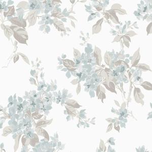 imageLaura Ashley Apple Blossom Duck Egg Wallpaper