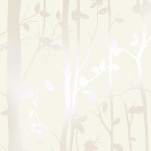 imageLaura Ashley Cottonwood Pearlescent White Wallpaper