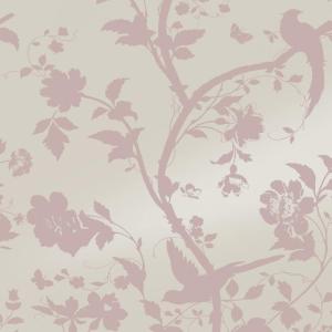 imageLaura Ashley Oriental Garden Pearlescent Chalk Pink Wallpaper