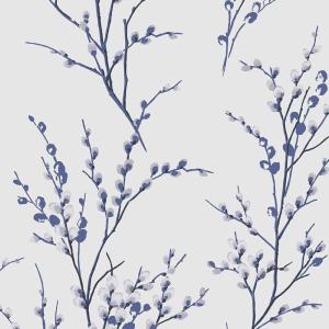 imageLaura Ashley Pussy Willow Off White and Midnight Wallpaper