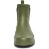 imageLaura Ashley Ladies Mid Cut Ankle Height Rubber Rain Boots Lightweight Waterproof Booties for WomenArmy Green Blossom