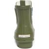 imageLaura Ashley Ladies Mid Cut Ankle Height Rubber Rain Boots Lightweight Waterproof Booties for WomenArmy Green Petals