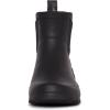 imageLaura Ashley Ladies Mid Cut Ankle Height Rubber Rain Boots Lightweight Waterproof Booties for WomenBlack