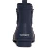 imageLaura Ashley Ladies Mid Cut Ankle Height Rubber Rain Boots Lightweight Waterproof Booties for WomenDk Denim