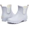 imageLaura Ashley Ladies Mid Cut Ankle Height Rubber Rain Boots Lightweight Waterproof Booties for WomenLt Blue Blossom
