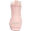 imageLaura Ashley Ladies Mid Cut Ankle Height Rubber Rain Boots Lightweight Waterproof Booties for WomenPink Petals