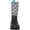 imageLaura Ashley Womens Rain Footwear Stripe Mid Calf Waterproof Rubber GardenRainboots Low Heel Slip Resistant Boots for WomenDenim