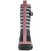 imageLaura Ashley Womens Rain Footwear Stripe Mid Calf Waterproof Rubber GardenRainboots Low Heel Slip Resistant Boots for WomenPink Stripe