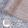 imageLaura Ashley Butter Chenille Bath Rug Absorbent Shaggy Bathroom Mat Non Slip plush Carpet Rugs for Tub and Sink  17quot x 24quot Ligth GrayBlush