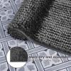 imageLaura Ashley Butter Chenille Bath Rug Absorbent Shaggy Bathroom Mat Non Slip plush Carpet Rugs for Tub and Sink  17quot x 24quot Ligth GrayCharcoal