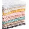 imageLaura Ashley Butter Chenille Bath Rug Absorbent Shaggy Bathroom Mat Non Slip plush Carpet Rugs for Tub and Sink  17quot x 24quot Ligth GrayDark Linen
