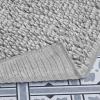 imageLaura Ashley Butter Chenille Bath Rug Absorbent Shaggy Bathroom Mat Non Slip plush Carpet Rugs for Tub and Sink  17quot x 24quot Ligth GrayLight Grey