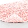 imageLaura Ashley Butter Chenille Bath Rug Absorbent Shaggy Bathroom Mat Non Slip plush Carpet Rugs for Tub and Sink  17quot x 24quot Ligth GrayPink Mist