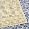imageLaura Ashley Butter Chenille Bath Rug Absorbent Shaggy Bathroom Mat Non Slip plush Carpet Rugs for Tub and Sink  17quot x 24quot Ligth GrayYellow